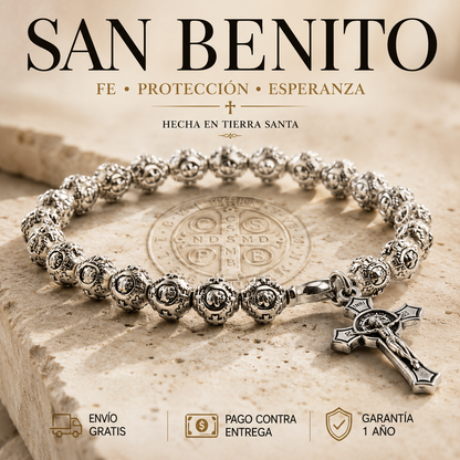 !Pulsera rosario Plata!