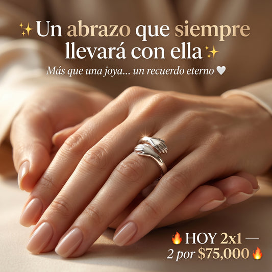 !Anillo Abrazo Eterno 50% Descuento!