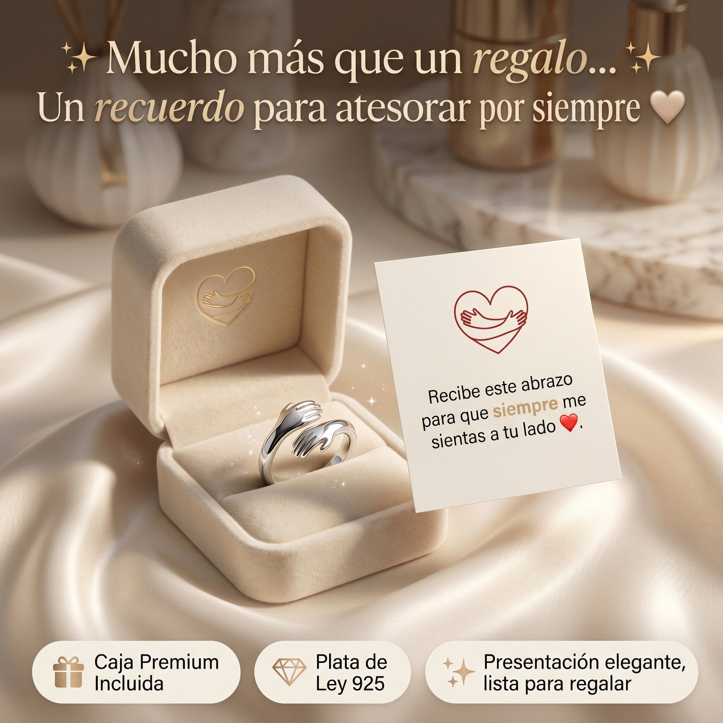 !Anillo Abrazo Eterno 50% Descuento!